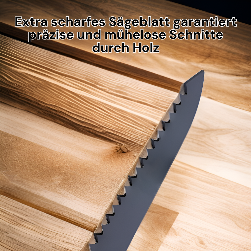 Klappbare Gartensäge für den Außenbereich mit gummiertem Griff, scharfe Klappsäge