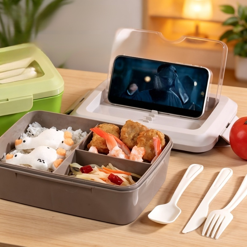 Microwaveable compartmentalized lunch boxes