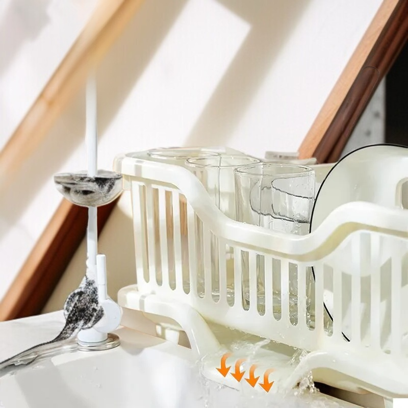 가정용 주방 싱크대 선반 다용도 그릇 선반 수납 선반 물빠짐 선반 그릇 여과 수납함