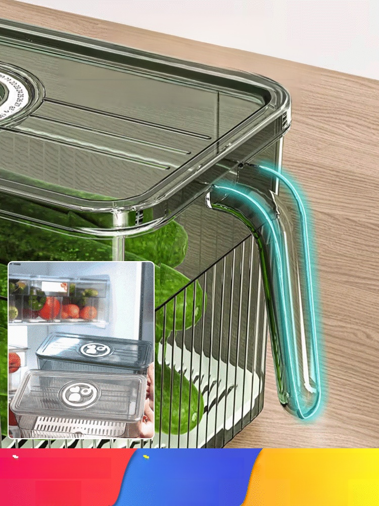 [เก็บสดง่าย] กล่องเก็บของสดในตู้เย็น พร้อมฝาปิด&nbsp; ปิดผนึก ความจุขนาดใหญ่&nbsp;