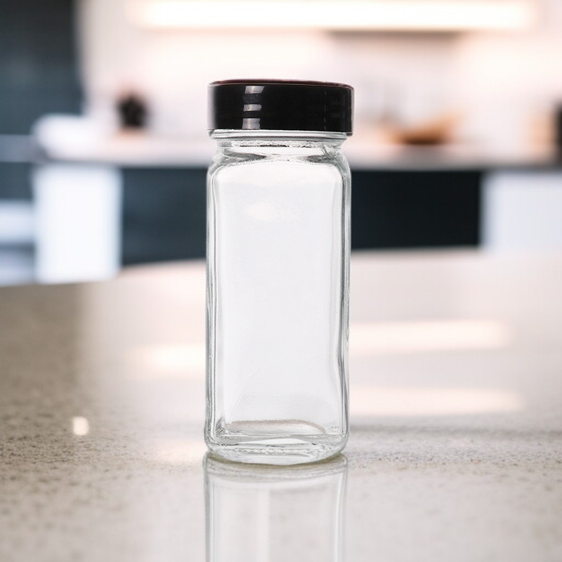 Multifunctional Glass Spice Jar
