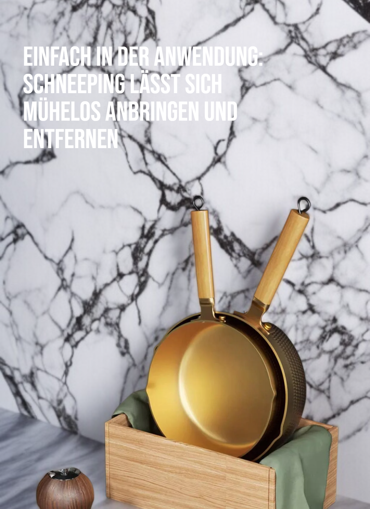 Japanischer Schneeping ohne Klebstoff Produktbild