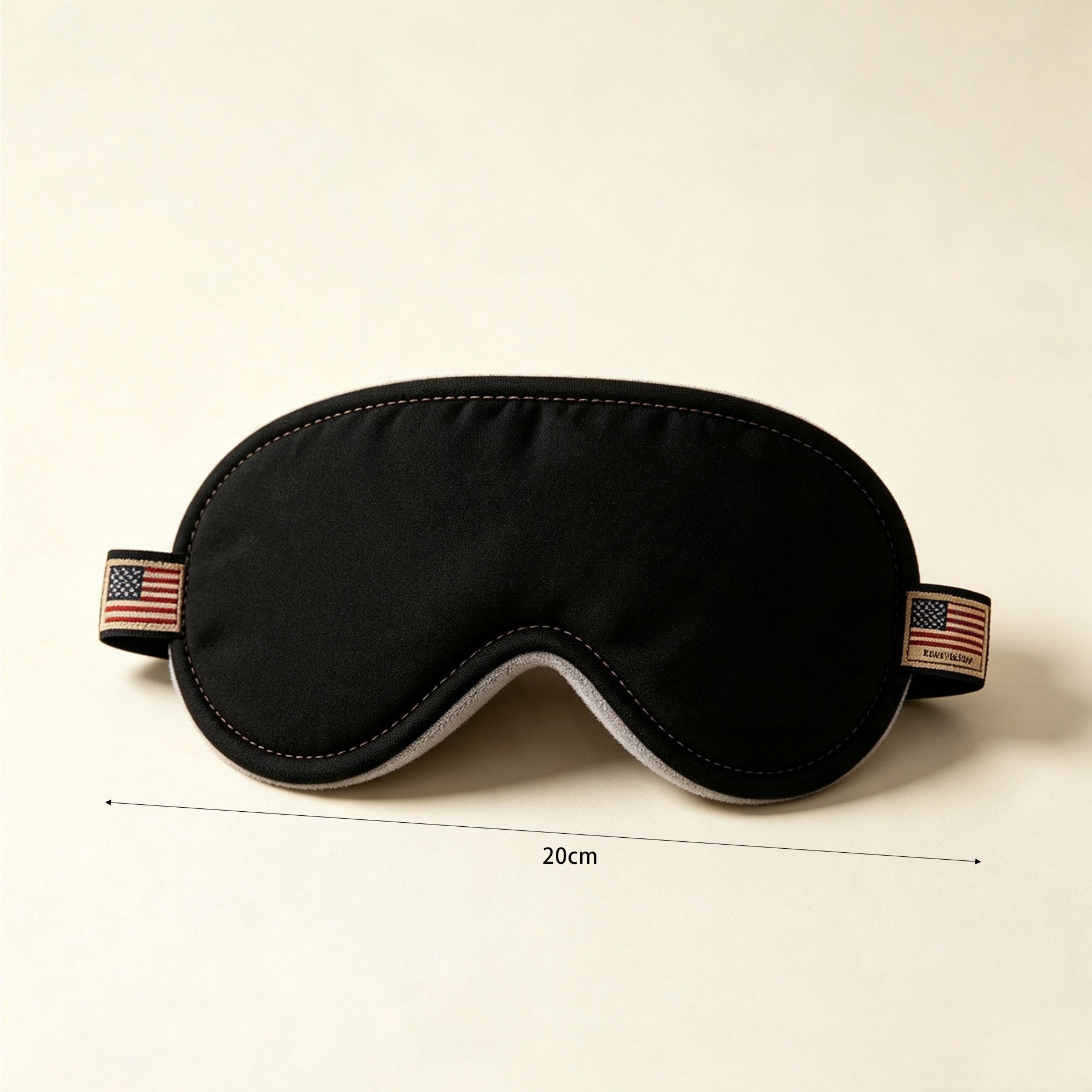 Blackout eye mask for light blocking sleep