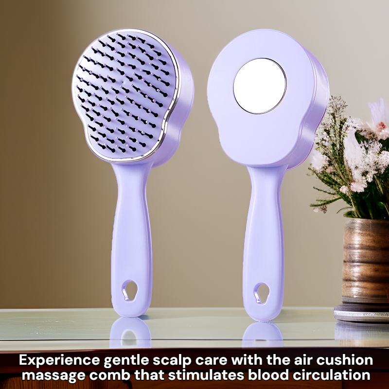 Air Cushion Massage Comb Scalp Care Fluffy Long Hair Brush