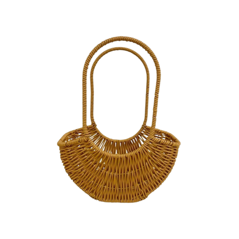 모조 등나무 바구니 장식품