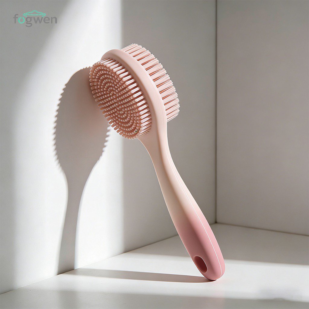 加厚軟矽膠清潔刷五件組展示