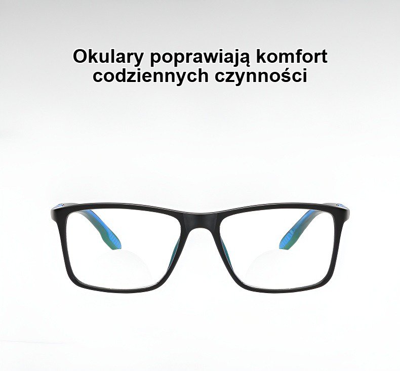 Okulary korekcyjne do czytania i dali dla seniorów