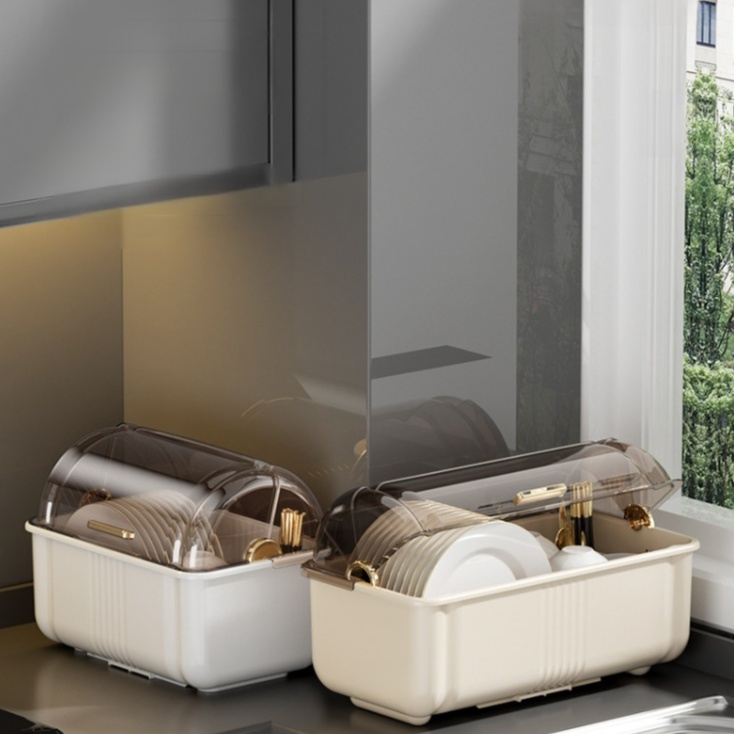 廚房多功能碗盤收納盒