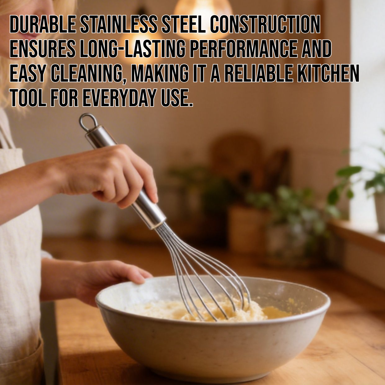 Home manual stainless steel butter whipper