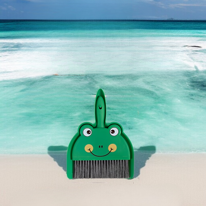 漫画のデスクトップミニほうきセットほうきツール子供小学生ちりとりの組み合わせ小さなほうきテーブルの上