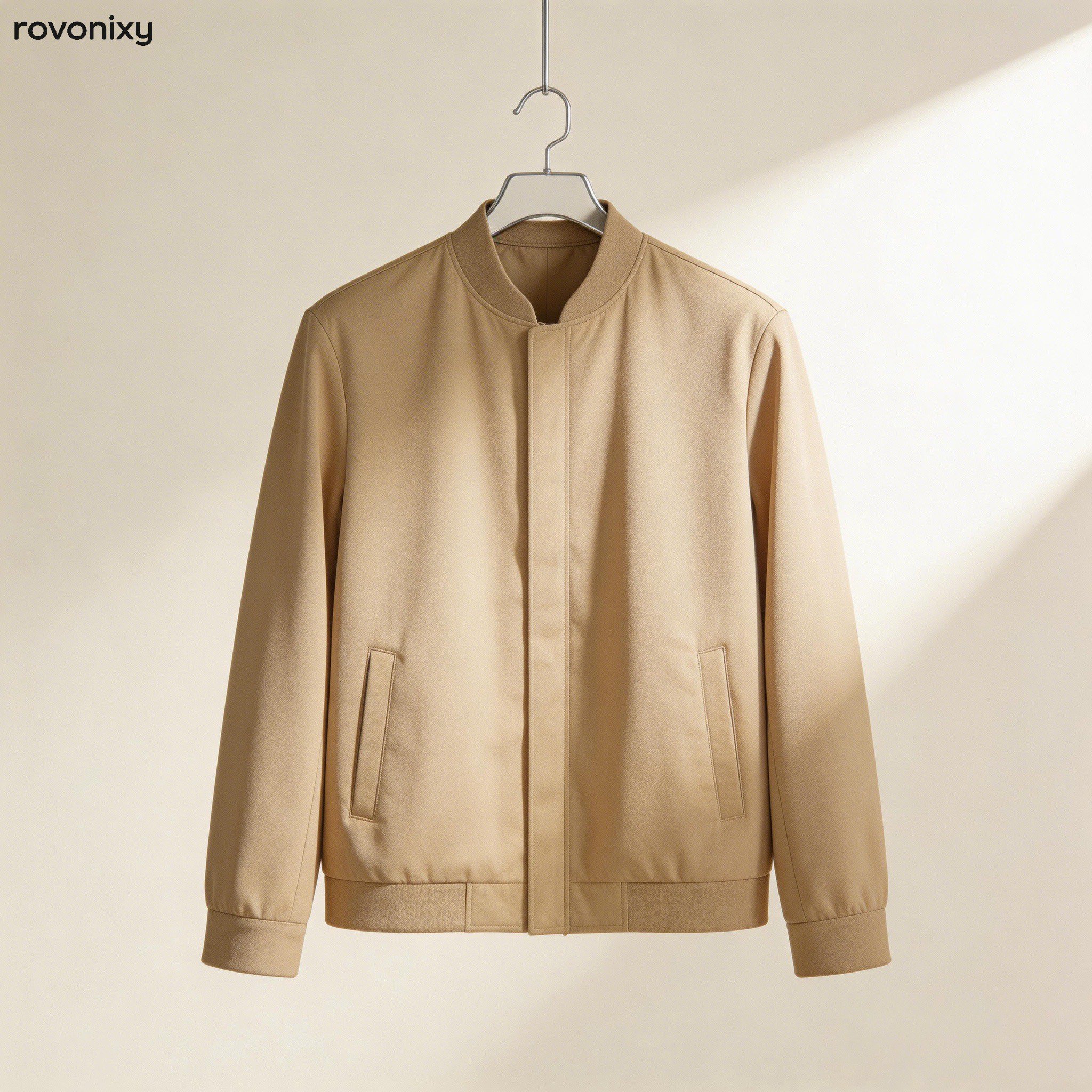 เสื้อแจ็คเก็ตผู้ชายลำลองเนื้อผ้าคุณภาพ
