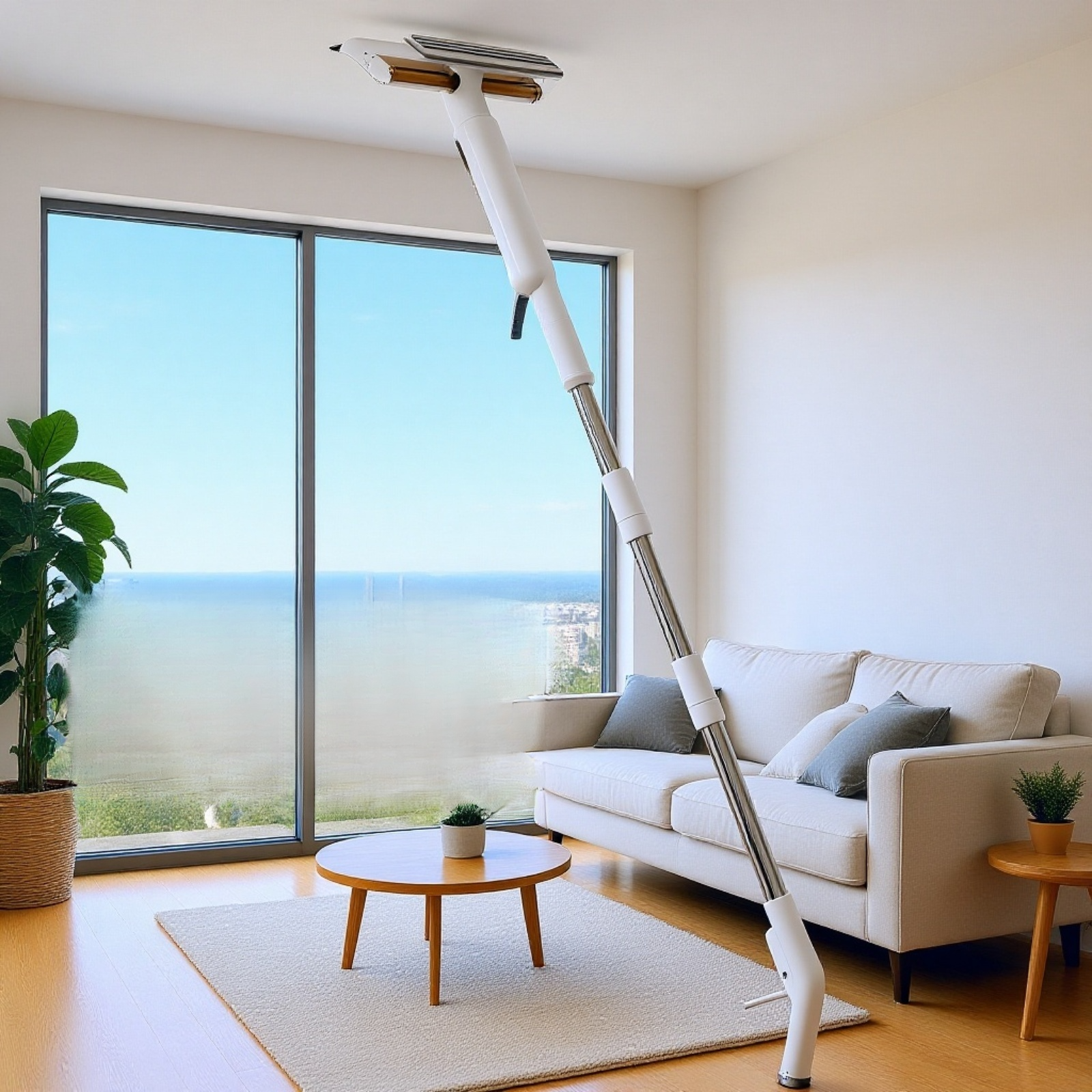 Zintegrowany rozpylacz wody w narzędziu do czyszczenia