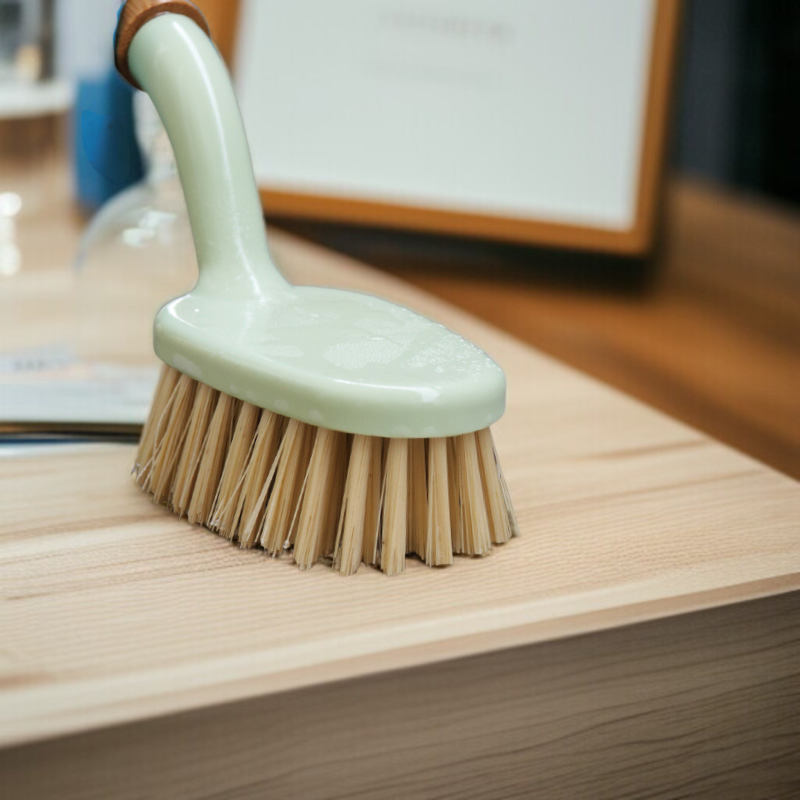 Brosse de nettoyage multifonctionnelle pour évier avec poignée