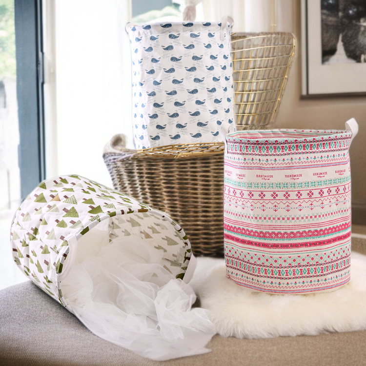 Faltbarer Stoffaufbewahrungskorb für Kleidung