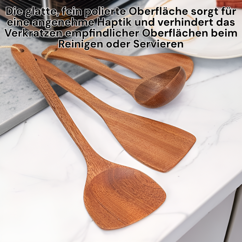 Haushaltsholzschaufel aus Ebenholz