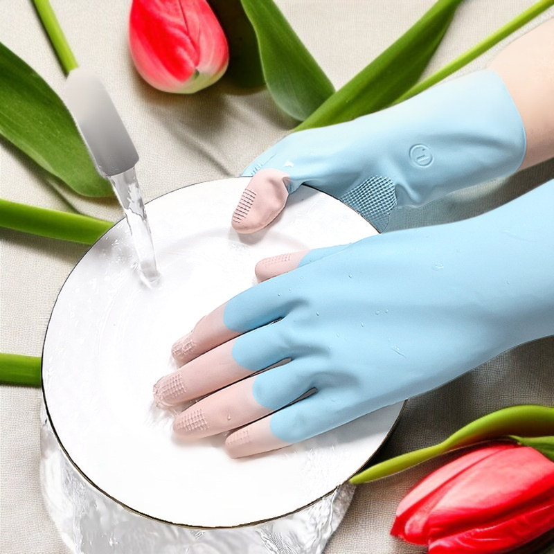 Nonslip Waterproof Oil-resistant Kitchen Gloves Wear-resistant Reusable Safe Reliable