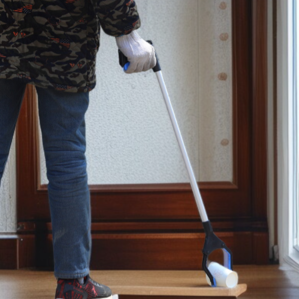 Pince à déchets portable pour propreté, longue poignée pliable, outil de rangement hygiénique