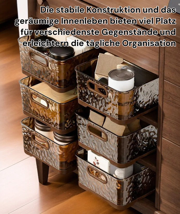 Leichter tragbarer Aufbewahrungskorb aus Kunststoff