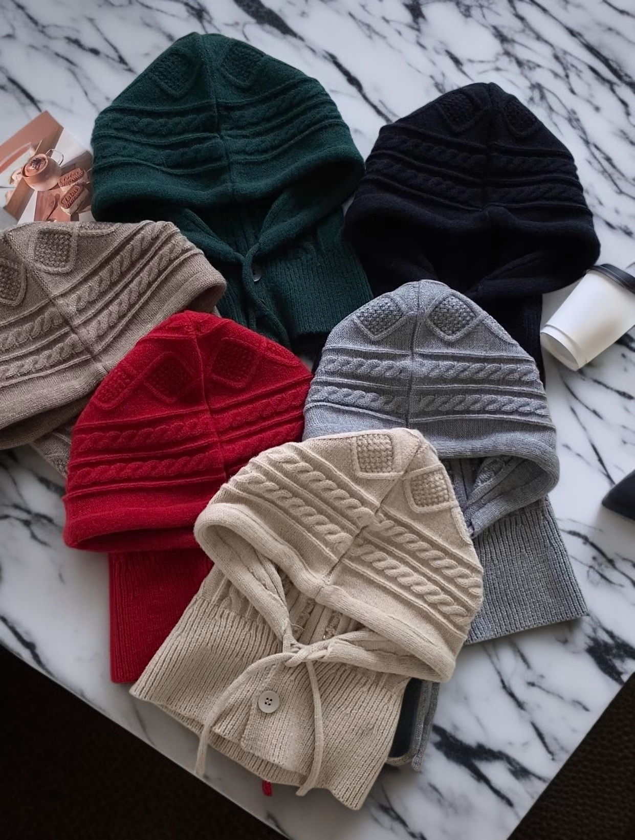 抗風保暖帽子佩戴效果