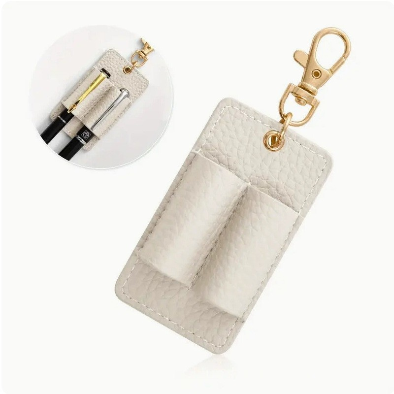 Travel Dual Groove Pen Clip Keychain, Convenient Organizer and Easy Removal