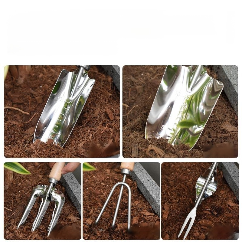 ガーデニング三点セットツール、花シャベル・野菜栽培用