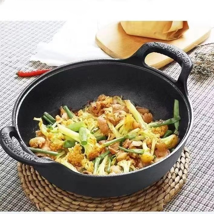 預熱鑄鐵煎鍋