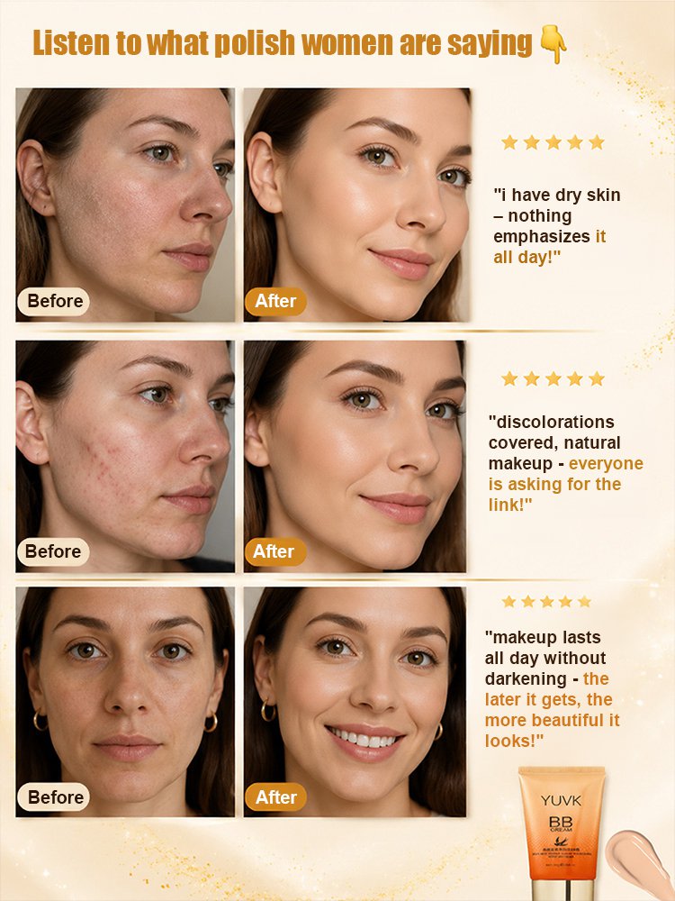 Bird's Nest Peptide High-Coverage BB Cream - 24H Waterproof Wear & Deep Aloe Hydration