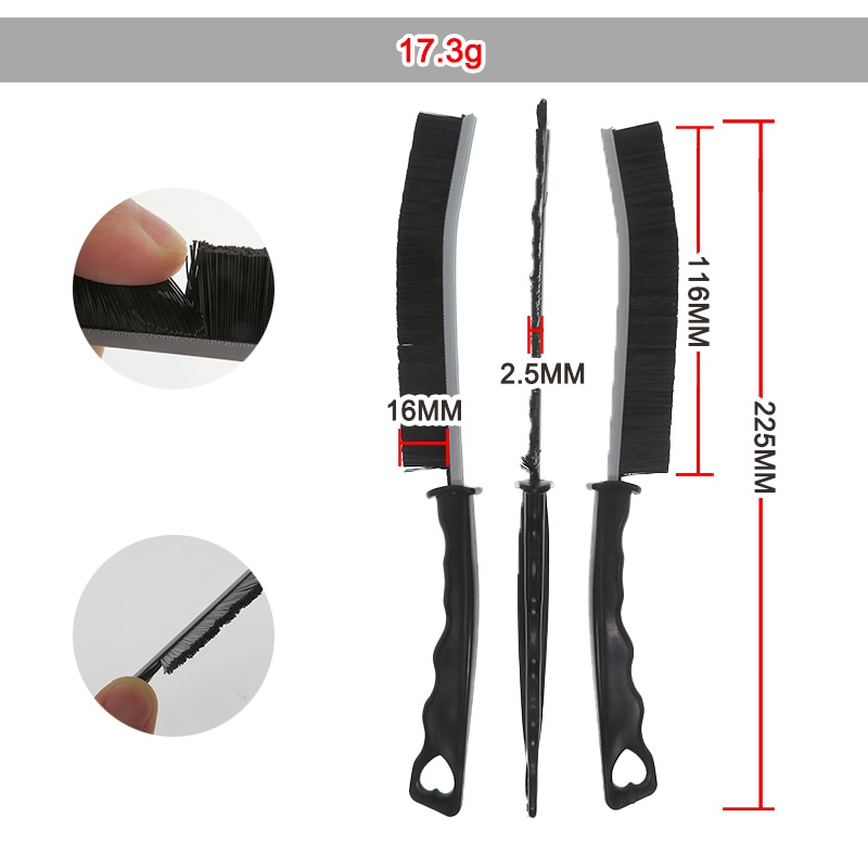 Cepillo doméstico para ranuras, especial para limpieza de cocina y rieles de ventanas