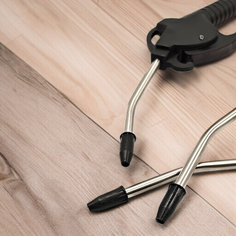 黒いプラスチック塵の吹き矢の調節可能な気流の延長ハンドルの空気用具の付属品付け外し可能なワイヤー塵の吹く黒い気流のプラスチック塵の吹き矢