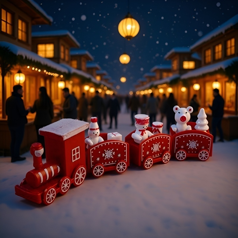 عيد الميلاد موضوع القطار