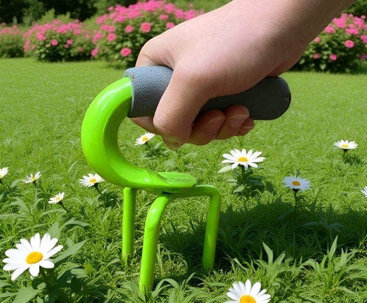 土をほぐすための丈夫なスチールフォーク