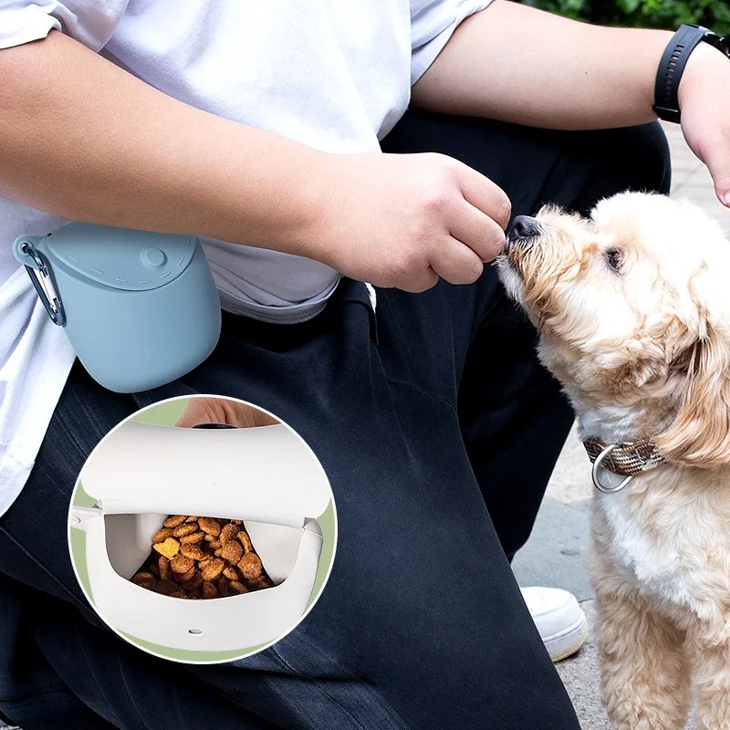 สุนัขสัตว์เลี้ยงแบบพกพาการฝึกอบรมขนมขบเคี้ยวถุงเก็บ