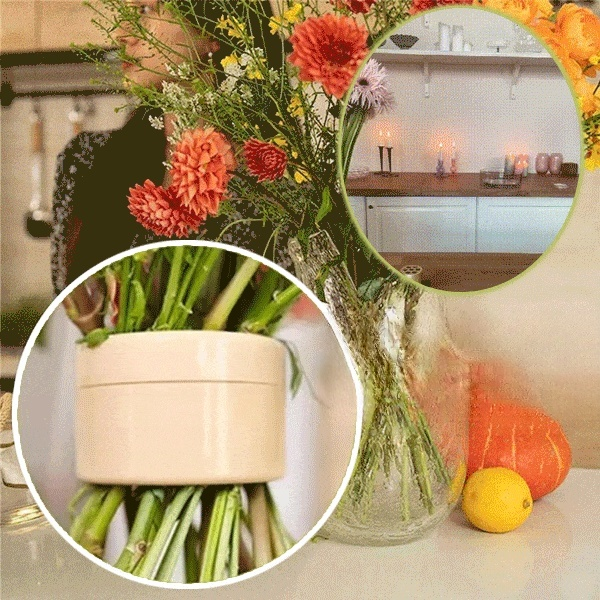 Soporte de tallo espiral para arreglos florales