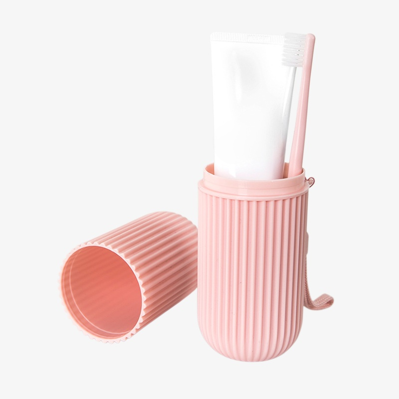 플라스틱 칫솔 케이스 휴대용 칫솔 컵 양치질 양치 컵 세트 큰 칫솔통 칫솔 수납 케이스