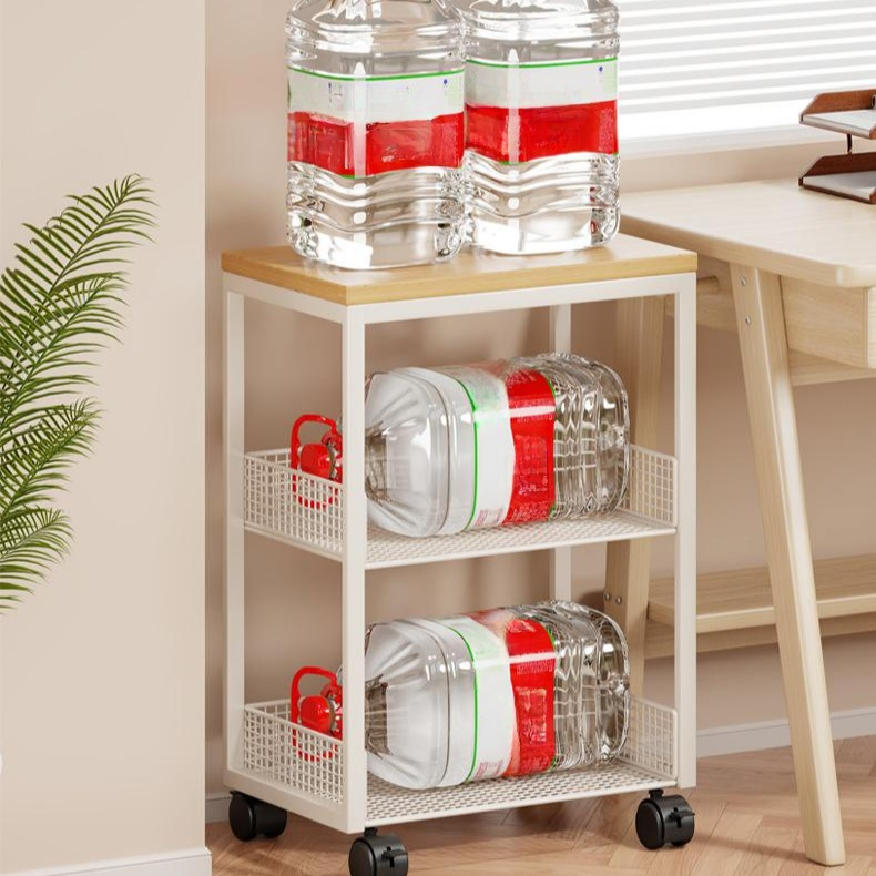 多功能印表機置物架移動書架小推車