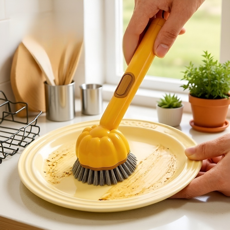 แปรงทำความสะอาดด้ามยาวสำหรับใช้ในครัวโดยเฉพาะ