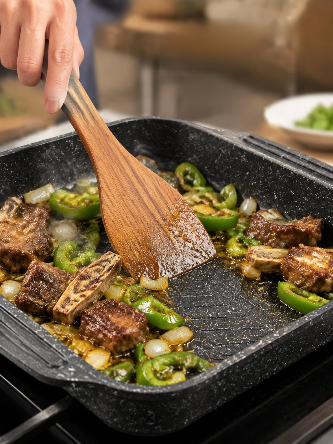 Cocina de gas ideal para hogares con sistema de llama abierta