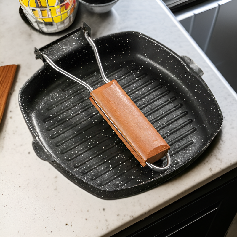 مقلاة قابلة للطي محمولة