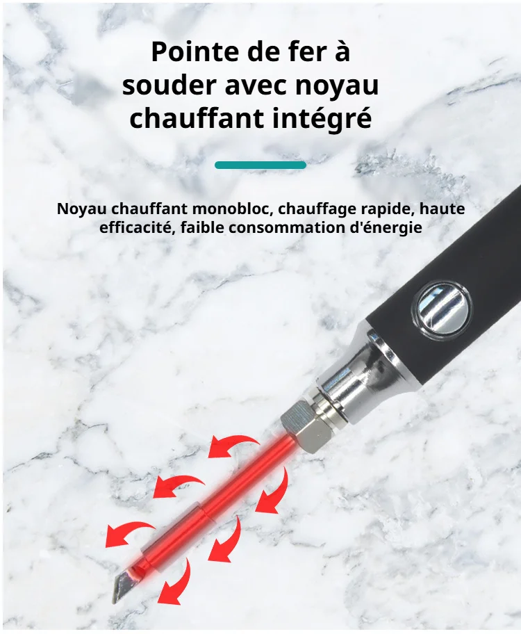 Set de stylo à souder portable sans fil, recharge USB 8W 5V, outil multifonctions pour la maison
