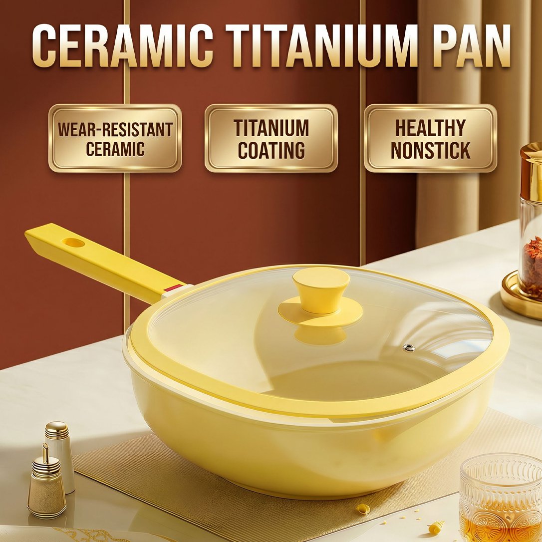 Lightweight Household Ceramic Non-Stick Pan