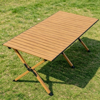 Lightweight camping table and chair set for outdoor use