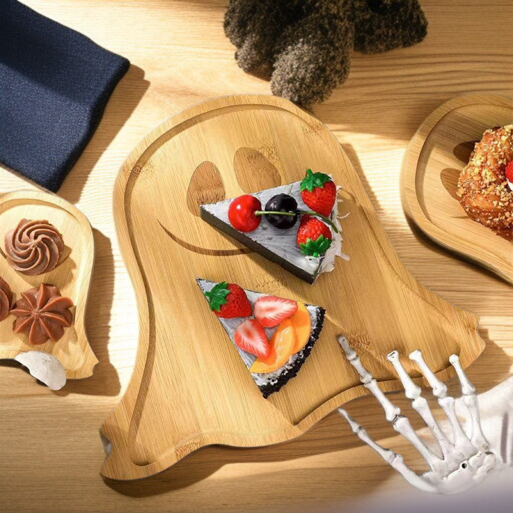 대나무 과일 간식 디저트 쟁반