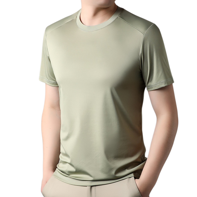  シンプル無地半袖Tシャツ