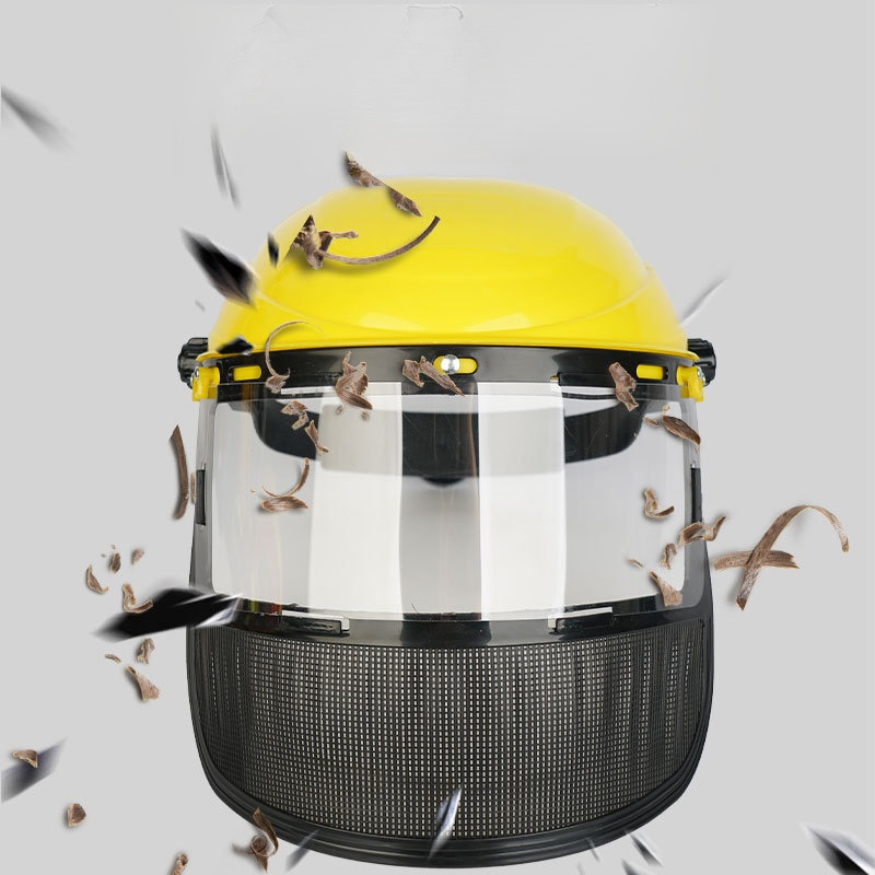 割草防飛濺頭戴式防護面罩