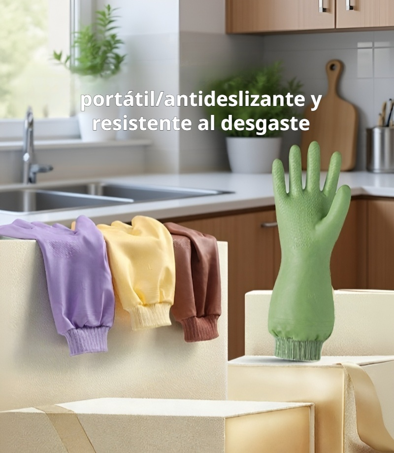 Guantes de hogar impermeables con forro cálido