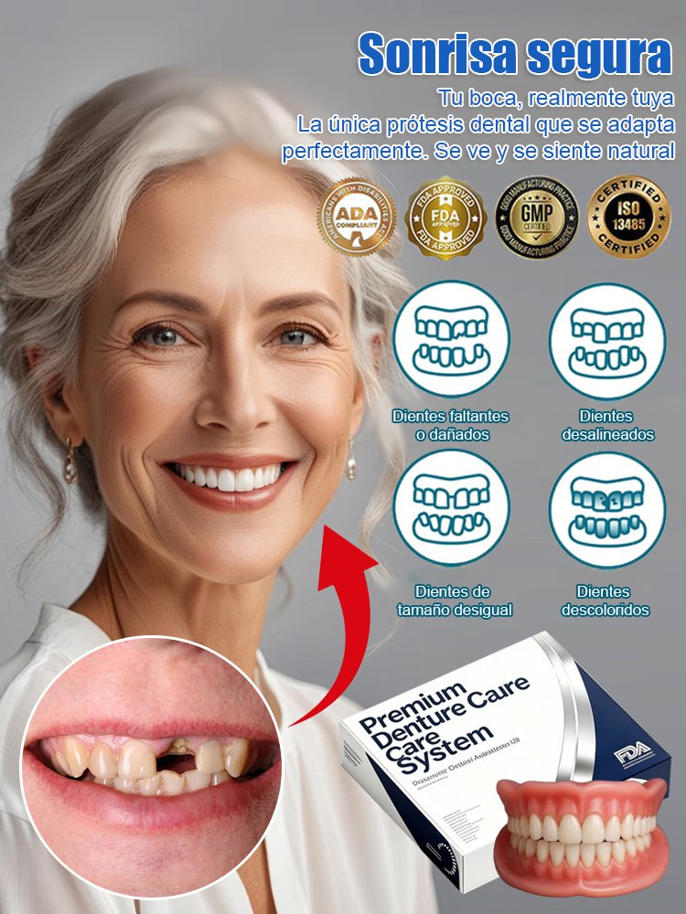 【Certificación FDA】Prótesis dentales personalizadas de ajuste perfecto