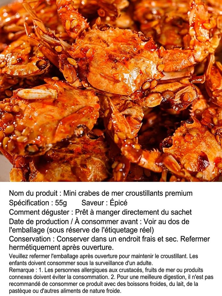 Crabe des neiges fumé à la française : croustillant et si frais que vous vous lécherez les doigts