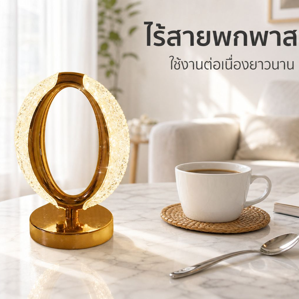 โคมไฟตกแต่งบรรยากาศ สไตล์หรูหรา