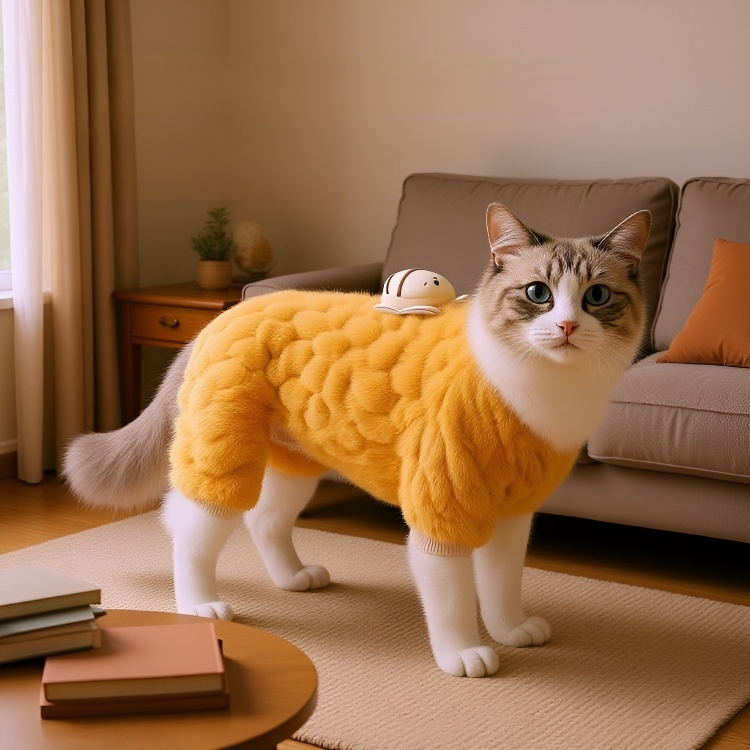 강아지 고양이 보온 네발 애견 옷 도톰 가을 겨울 고양이 강아지 테디 꿀벌 애견용품