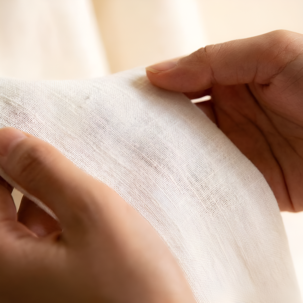 白 ゆったり綿麻チャイナドレス レディース 若者向け 改良型ロングローブ